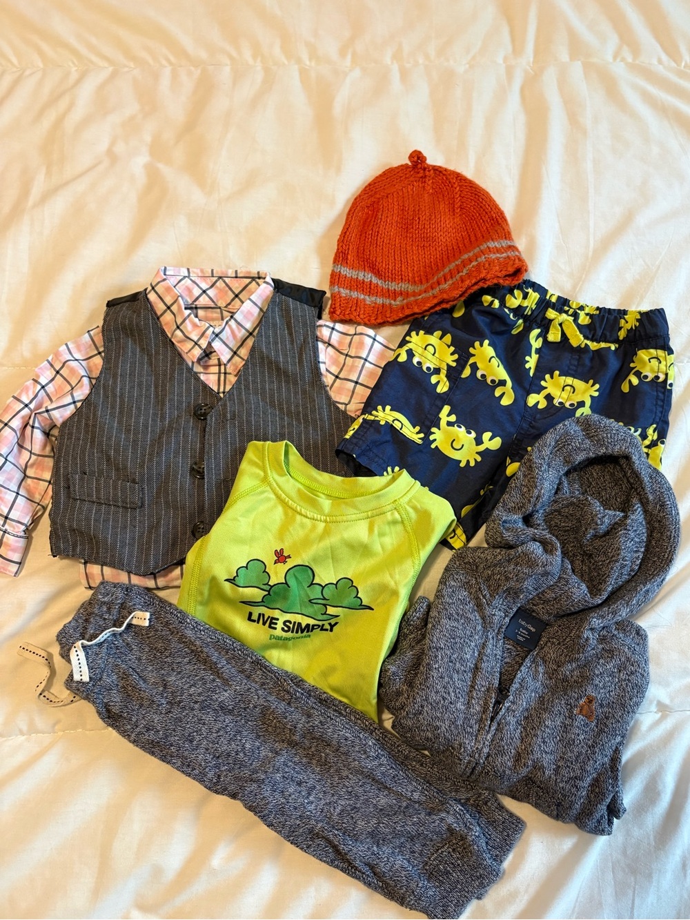 3m - 6m Mixed Lot Baby Clothes. Patagonia, Gap, Carters